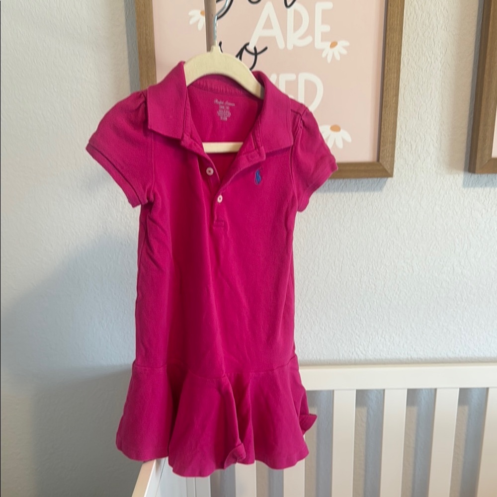 Ralph Lauren Pink Polo Dress 18-24 months